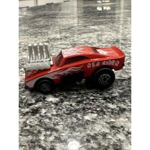 Vintage Matchbox Superfast 1972 Red Rider‎ No. 48 Dodge Charger Diecast Car #e